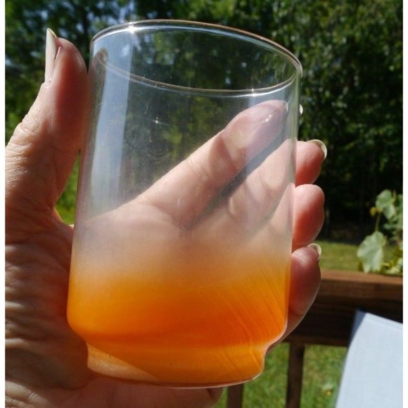 Set of 5 Vntge MCM Libbey Glass Blendo Barware Tumblers Drink Ware Glasses 12 oz - Picture 3 of 12